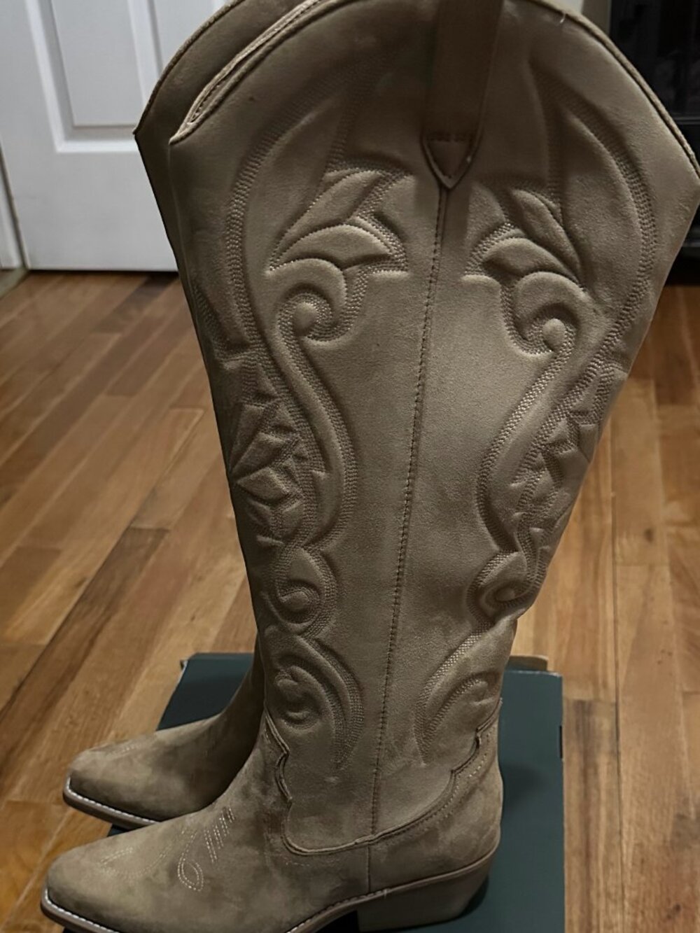 Women’s Kenzie Tall Western Boots with Memory Foam Insole – Wild Fable